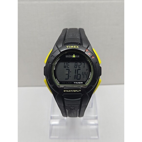 Timex Ironman Classic 10 Lap Watch 43mm Indiglo WR100M New Battery Quartz Mens - Picture 1 of 11